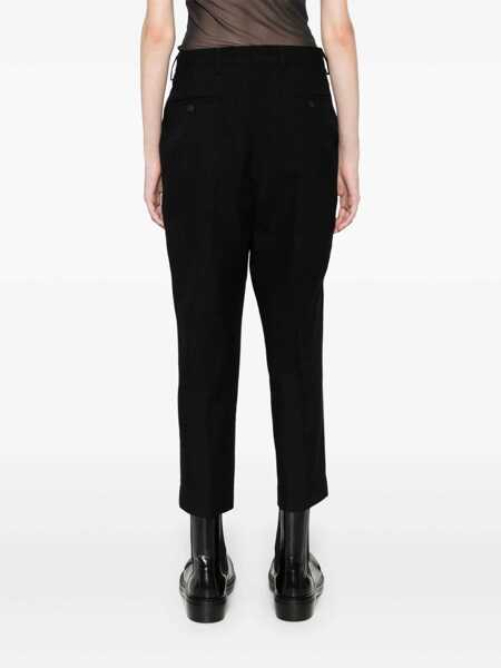 Pantaloni casual Rick Owens Rick Owens Trousers Black Femei (BM 15677861) 4