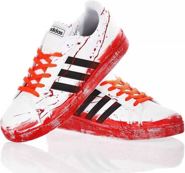 Sneakers adidas Adidas Advantage White, Red White Barbati (BM 15680059) 5