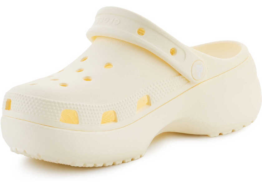 Slapi Crocs CLASSIC PLATFORM CLOG W BUTTERCREAM 206750 - 76O Yellow Femei (BM 15680120) 3