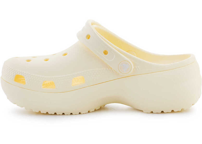 Slapi Crocs CLASSIC PLATFORM CLOG W BUTTERCREAM 206750 - 76O Yellow Femei (BM 15680120) 4