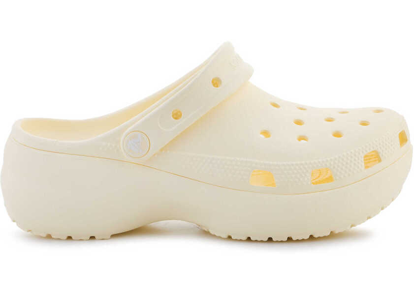 Slapi Crocs CLASSIC PLATFORM CLOG W BUTTERCREAM 206750 - 76O Yellow Femei (BM 15680120) 6