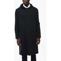 Paltoane Hooded Halflined Tweed Wool Coat Barbati