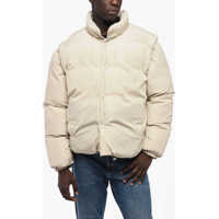 Geci de iarna Solid Color Down Jacket With Front Buttoning Barbati