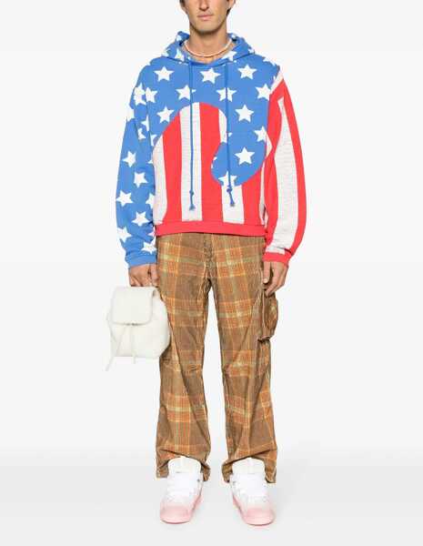 Bluze de trening ERL All-Over Printed Cotton Hoodie White Barbati (BM 15680333) 2