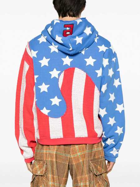 Bluze de trening ERL All-Over Printed Cotton Hoodie White Barbati (BM 15680333) 4