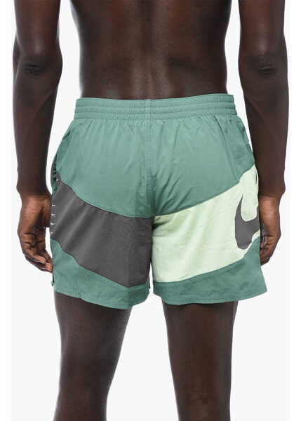 Sorturi de baie Nike Color Block Swim Shorts With 2 Pockets Green Barbati (BM 15680357) 2