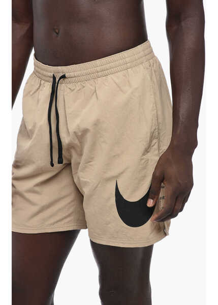 Sorturi de baie Nike Nylon Swim Shorts With Contrasting Details Beige Barbati (BM 15680519) 3