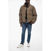 Geci MAGLIANO pentru Barbati - Geci de iarna MAGLIANO Solid Color Down Jacket With Front Buttoning Brown Barbati (BM 15680669) - B-mall.ro