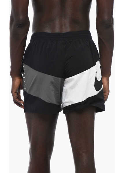 Sorturi de baie Nike Color Block Swim Shorts With 2 Pockets Black & White Barbati (BM 15680717) 2
