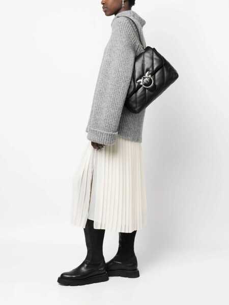 Genti de mana Pinko LOVE PUFF BIG CL SHEEP NAPPA BAG Black   Femei (BM 15680861) 2