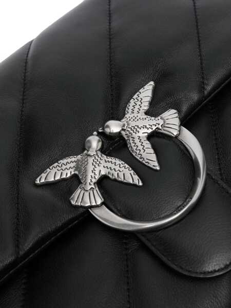 Genti de mana Pinko LOVE PUFF BIG CL SHEEP NAPPA BAG Black   Femei (BM 15680861) 4