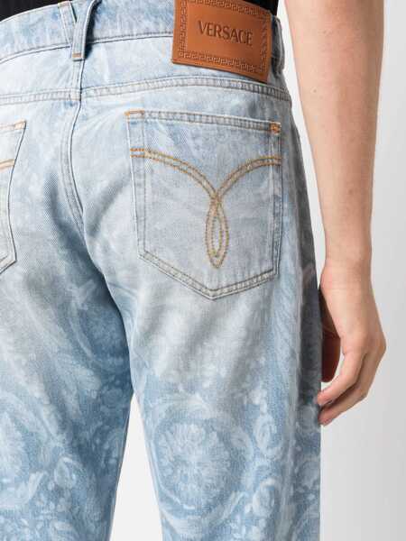 Blugi Versace Versace Versace Allover Jeans BLUE Barbati (BM 15681452) 5