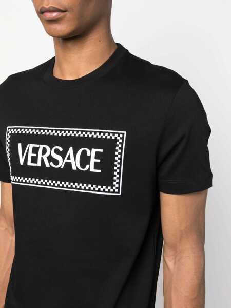 Tricouri Versace Versace T-Shirt 90S Vintage Logo Black Barbati (BM 15681485) 5