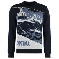 Pulovere Paul & Shark Virgin Wool Crew-Neck Sweater Barbati