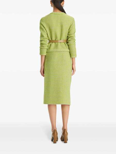 Cardigane Tory Burch Tory Burch Kendra Jacquard Knit Cardigan GREEN Femei (BM 15683174) 3