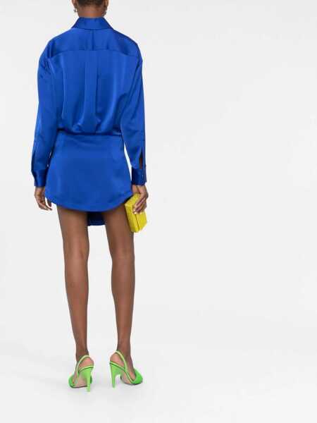 Rochii THE ATTICO The Attico Candice Midi Dress BLUE Femei (BM 15683744) 4