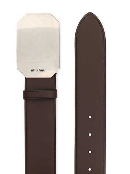 Curele Miu Miu Miu Miu Belt BROWN Femei (BM 15686672) 2