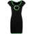 AMBUSH Ambush Dress With Heart Jewel Black