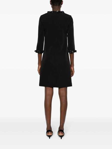 Rochii P.A.R.O.S.H. P.A.R.O.S.H. Sequin-Embellished Mini Dress Black Femei (BM 15692012) 4