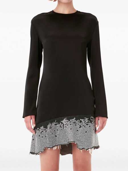 Rochii JW Anderson JW Anderson Dress With Glitter Black Femei (BM 15692147) 4