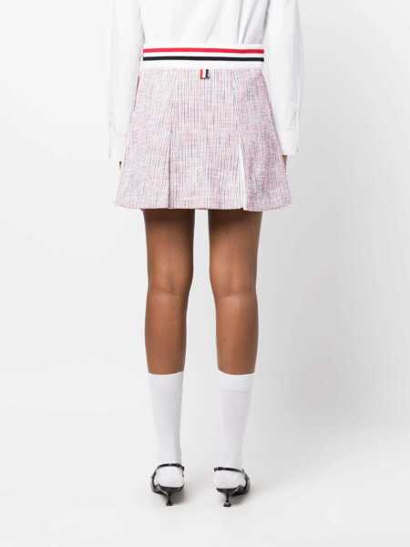 Fuste Thom Browne Thom Browne Miniskirt WHITE Femei (BM 15693212) 4