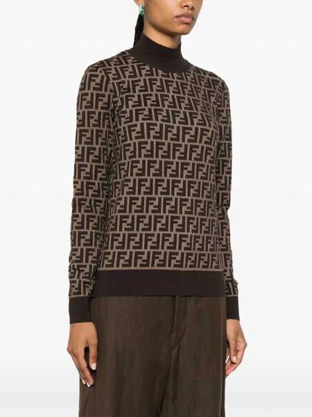 Pulovere Fendi Fendi Knitwear PRINTED Femei (BM 15693587) 3