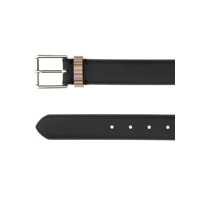Accesorii Paul Smith pentru Barbati - Curele Paul Smith Paul Smith Black Leather Signature Stripe Belt Black Barbati (BM 15695858) - B-mall.ro