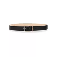 Curele Paul Smith Black Leather Signature Stripe Belt Barbati