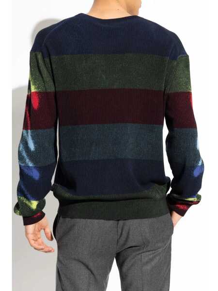 Pulovere Paul Smith Paul Smith Multicolor Striped Cotton Crewneck Sweater MULTICOLOR Barbati (BM 15696080) 4