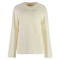 Pulovere Michael Kors Merino Wool Crew-Neck Sweater Femei