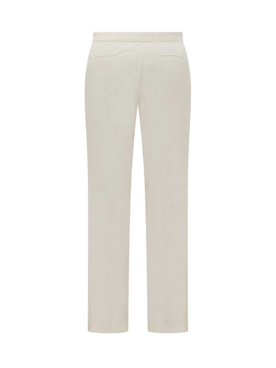 Pantaloni casual Fabiana Filippi Fabiana Filippi Rhinestone Pant WHITE Femei (BM 15697826) 2