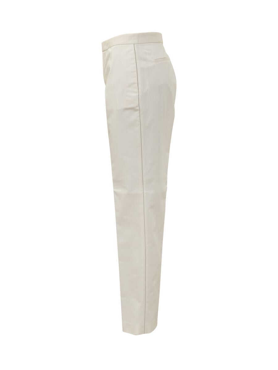 Pantaloni casual Fabiana Filippi Fabiana Filippi Rhinestone Pant WHITE Femei (BM 15697826) 3