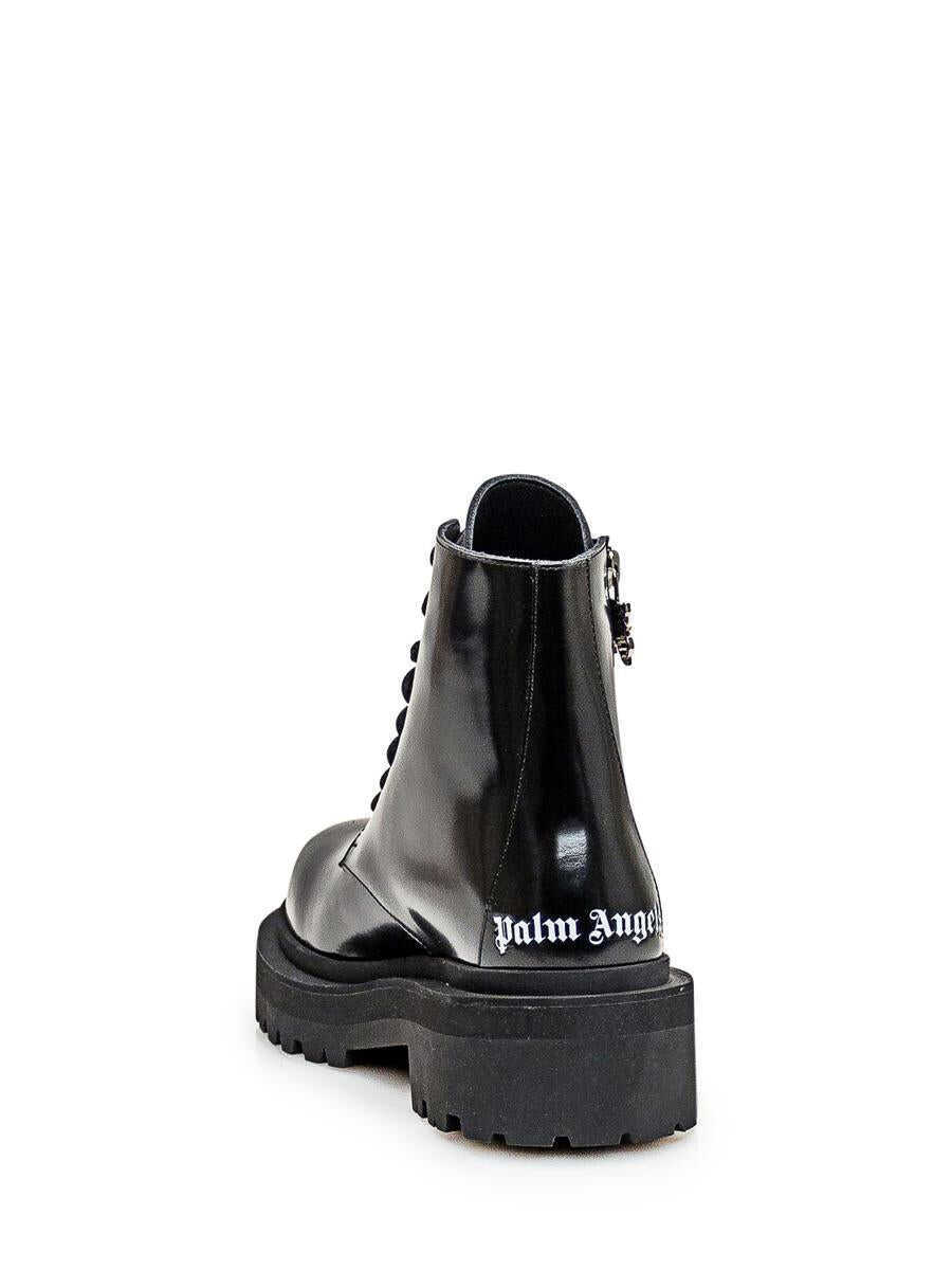 Bocanci Palm Angels Palm Angels Leather Boot Black Femei (BM 15698477) 3