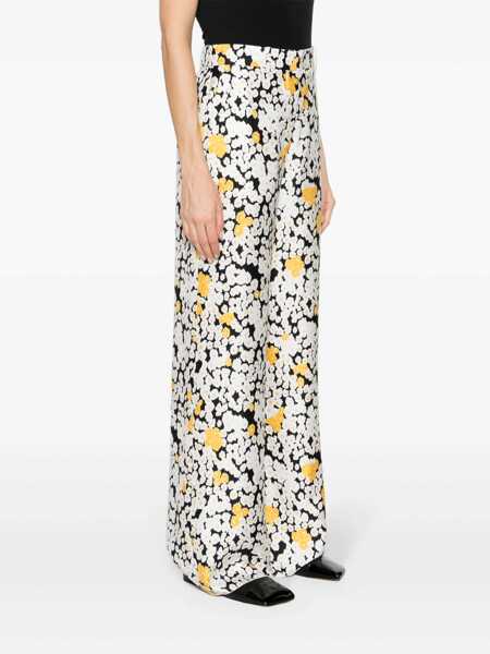 Pantaloni casual Lanvin Lanvin Wide Leg Pants WHITE Femei (BM 15698843) 3