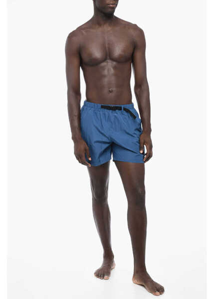 Sorturi de baie Nike Solid Color Swim Shorts With Industrial Belt Blue Barbati (BM 15701090) 4