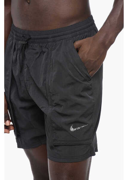 Sorturi de baie Nike Solid Color Swim Shorts With 3 Pockets Black Barbati (BM 15701687) 3