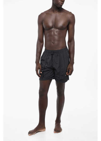 Sorturi de baie Nike Solid Color Swim Shorts With 3 Pockets Black Barbati (BM 15701687) 4