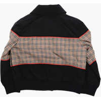 Jachete pentru Baieti pagina 3 - Jachete Burberry Kids Checked Utility Jacket Black Baieti (BM 15702548) - B-mall.ro