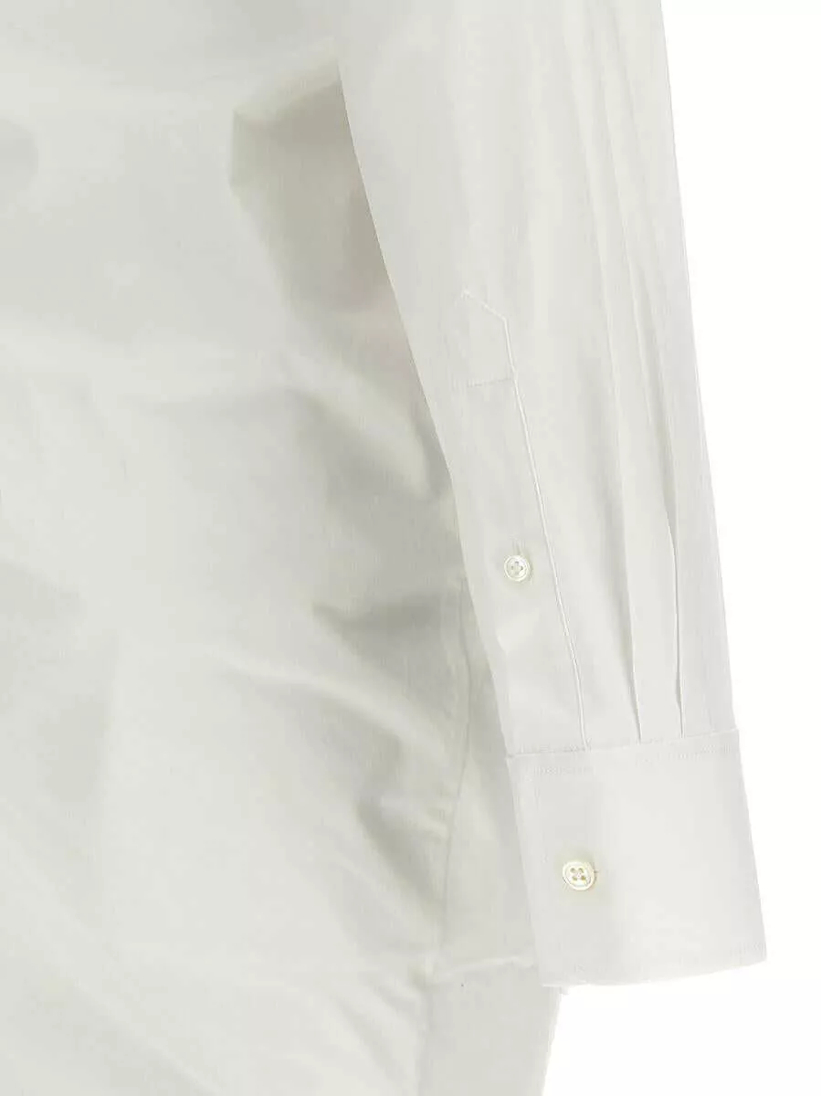 Fuste Alexander Wang Alexander Wang Asymmetrical Shirt Dress WHITE Femei (BM 15704522) 5