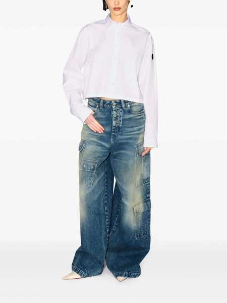 Camasi AMBUSH Ambush Logo Shirt WHITE Femei (BM 15709226) 2