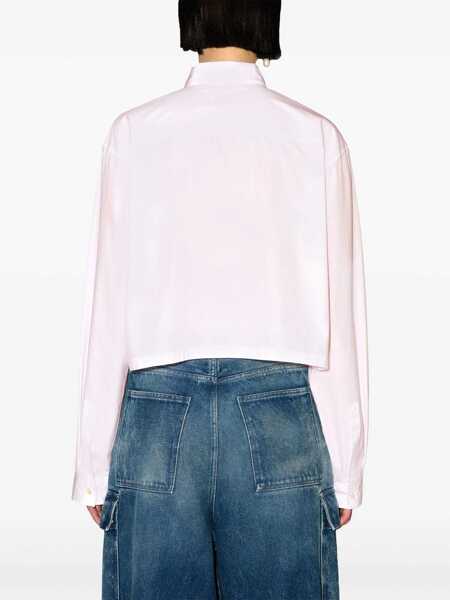 Camasi AMBUSH Ambush Logo Shirt WHITE Femei (BM 15709226) 5