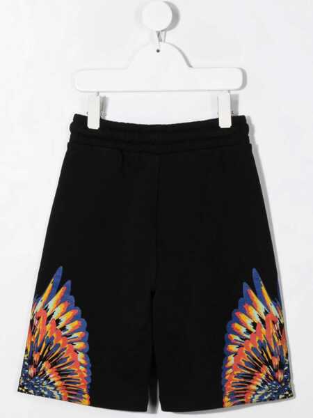 Pantaloni scurti Marcelo Burlon Tempera Wings Sweatshort BLACK Baieti (BM 15716300) 2