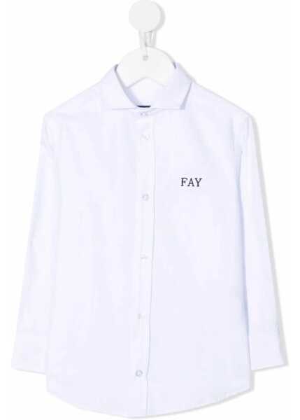 Camasi casual Fay Fabric Shirts WHITE Baieti (BM 15716492) 1