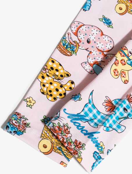 Pantaloni casual Moschino Leggins PINK Fete (BM 15716540) 3