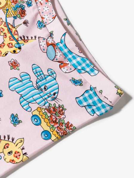 Pantaloni casual Moschino Leggins PINK Fete (BM 15716540) 4