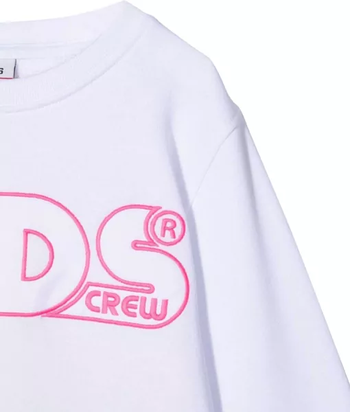 Hanorace GCDS Sweatshirt Cropped Girl WHITE Fete (BM 15716576) 3