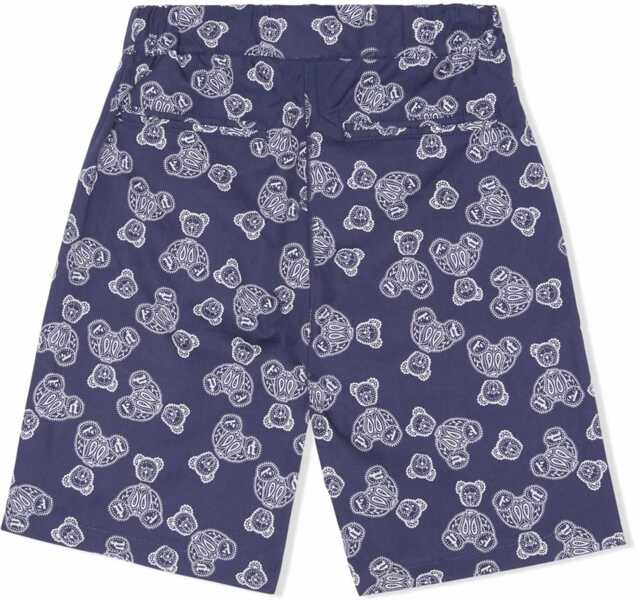 Pantaloni scurti Palm Angels All Over Printed Chino Shorts BLUE Baieti (BM 15716591) 3