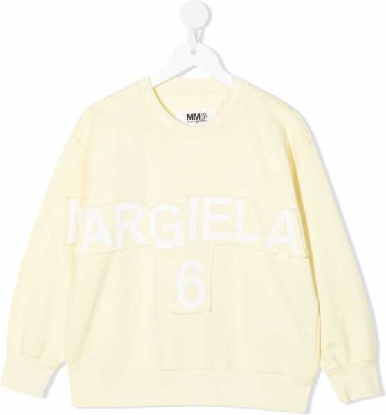 Pulovere casual MM6 Maison Margiela Sweatshirt YELLOW Fete (BM 15716663) 1