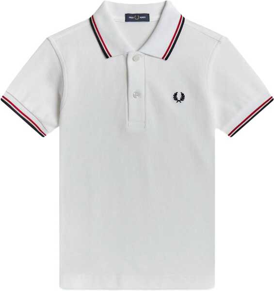 Camasi elegante Fred Perry Kids Twin Tipped Shirt WHITE Baieti (BM 15716678) 1