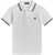 Fred Perry Kids Twin Tipped Shirt WHITE